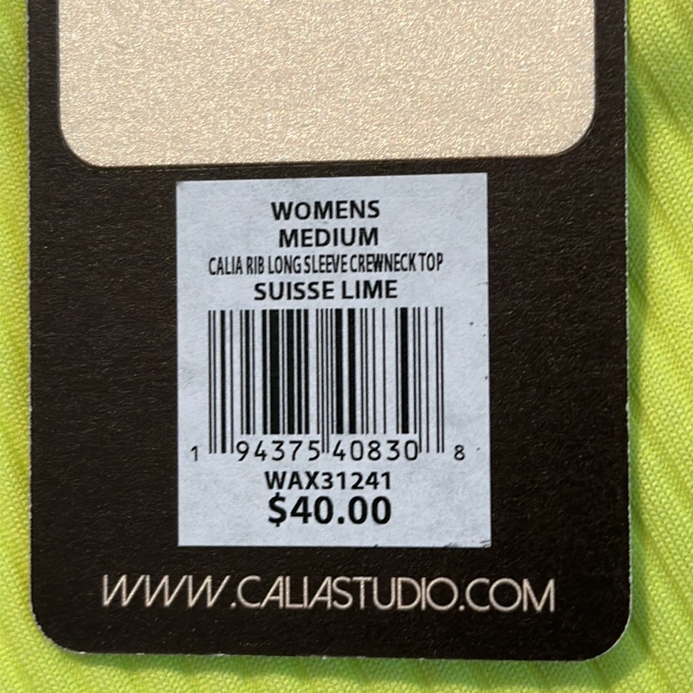 NWT: CALIA Ribbed Crewneck Top - Picture 9 of 13